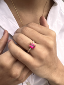 Anel Glow Rosa