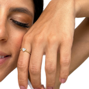 Anel do Amor Diamantes Tons