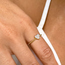 Anel do Amor Diamantes Tons