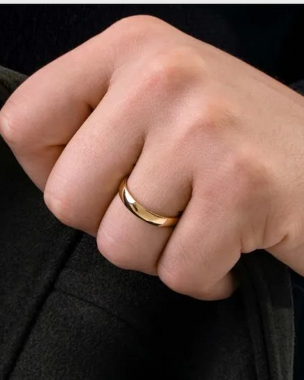 Aliança em Ouro Amarelo 18K