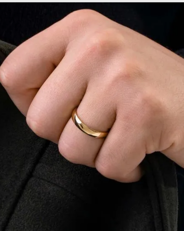 Aliança em Ouro Amarelo 18K