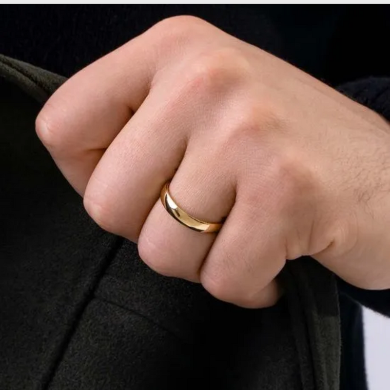 Aliança em Ouro Amarelo 18K