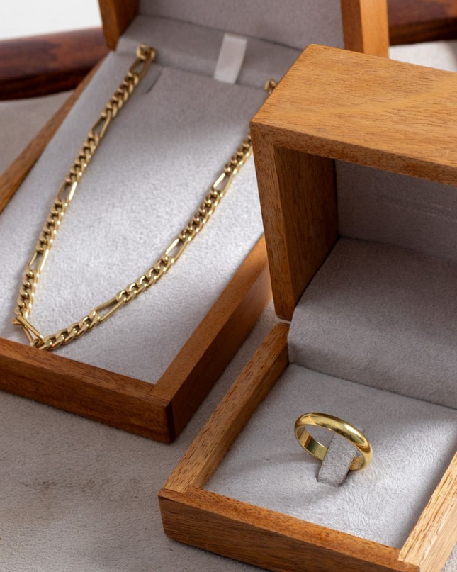 Aliança em Ouro Amarelo 18K