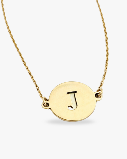 Pulseira Personalizada Inicial em Ouro  Amarelo 18K