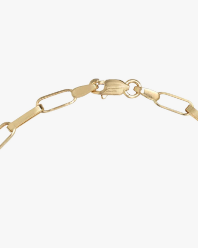 Pulseira Entrelaço Masculina em Ouro  Amarelo 18K