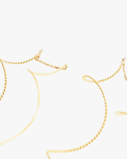 Brinco Nobreza em Ouro Amarelo 18K