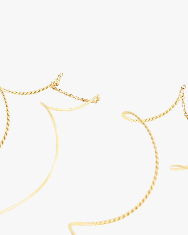 Brinco Nobreza em Ouro Amarelo 18K