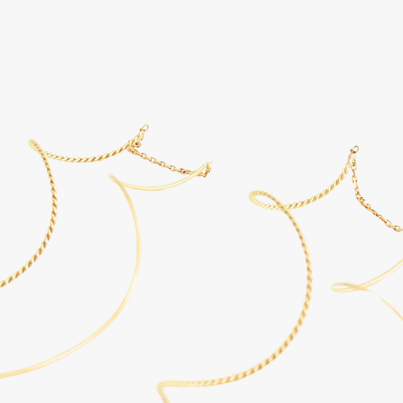 Brinco Nobreza em Ouro Amarelo 18K