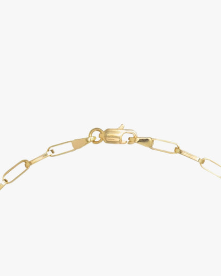 Pulseira Entrelaço Masculina Menor em  Ouro Amarelo 18K