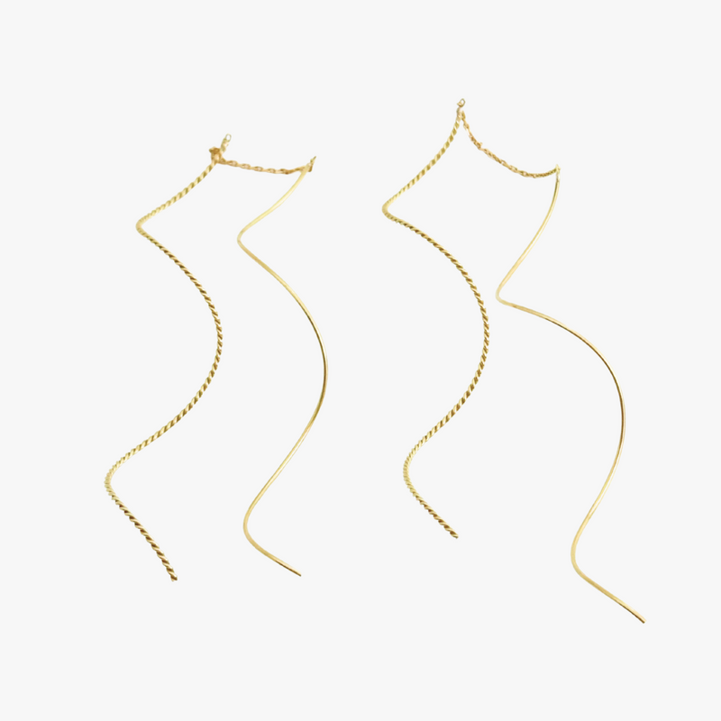 Brinco Nobreza em Ouro Amarelo 18K