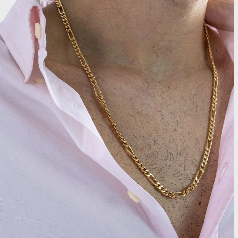 Corrente 3x1 em Ouro Amarelo18K de 60cm