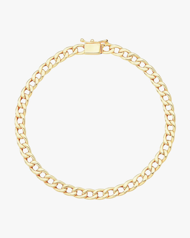 Pulseira União Masculina em Ouro  Amarelo 18K