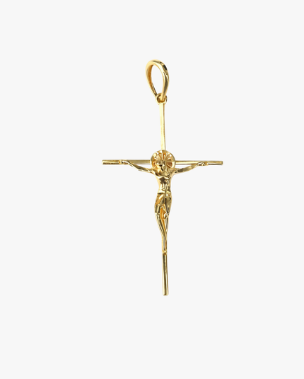 Pingente Cruz Eterna em Ouro Amarelo  18K