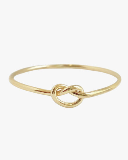 Anel Nó Clássico em Ouro Amarelo 18K