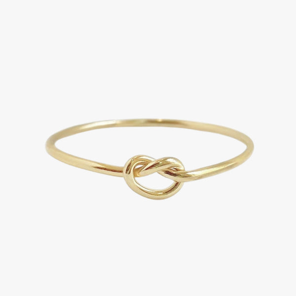 Anel Nó Clássico em Ouro Amarelo 18K