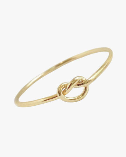 Anel Nó Clássico em Ouro Amarelo 18K