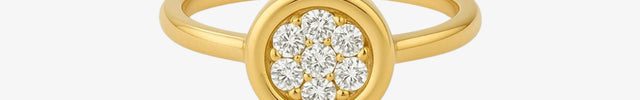 Anel Ponto de Luz em Diamantes
