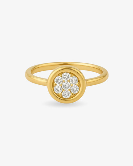 Anel Ponto de Luz em Diamantes