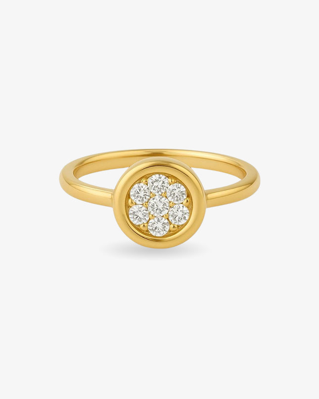 Anel Ponto de Luz em Diamantes