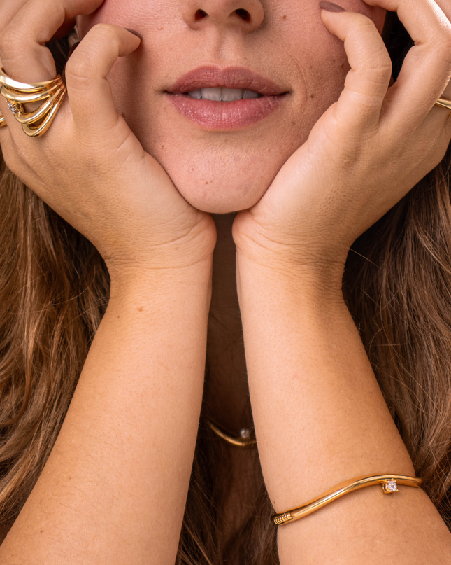 Bracelete Luz com Diamantes