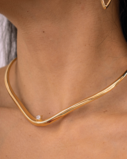 Choker Luz com Diamantes