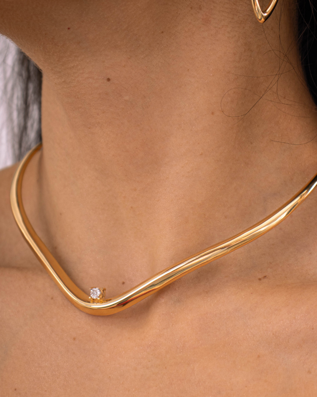 Choker Luz com Diamantes