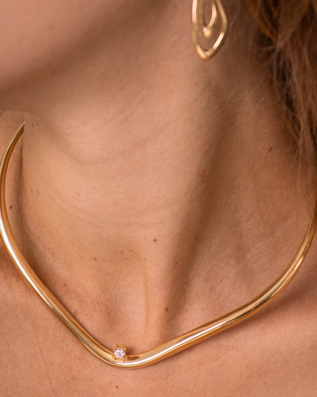 Choker Luz com Diamantes