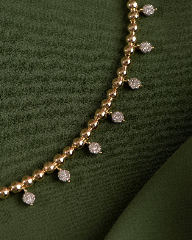 Colar com Toque de Luz em Diamantes