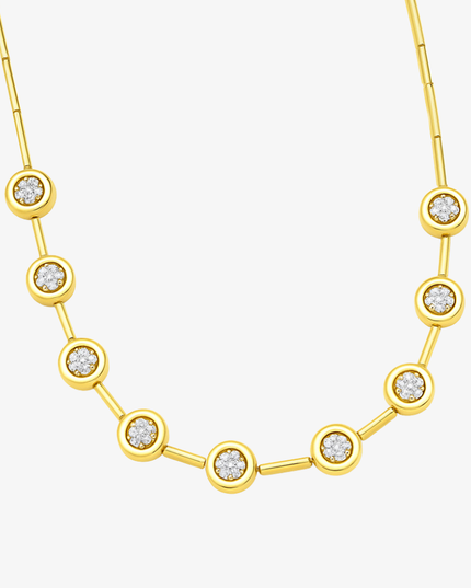 Colar Caminho de Luz com Diamantes