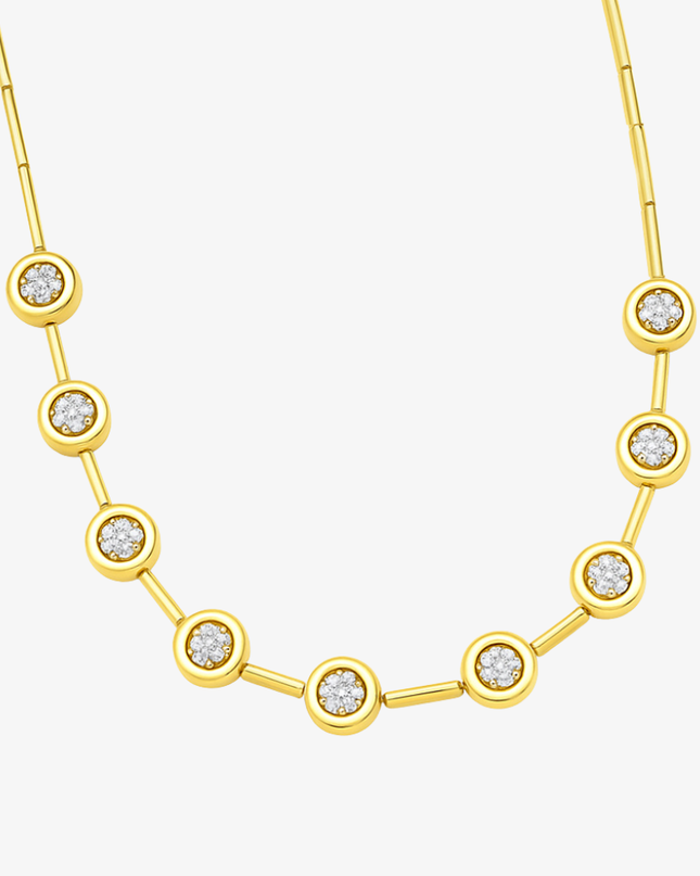 Colar Caminho de Luz com Diamantes