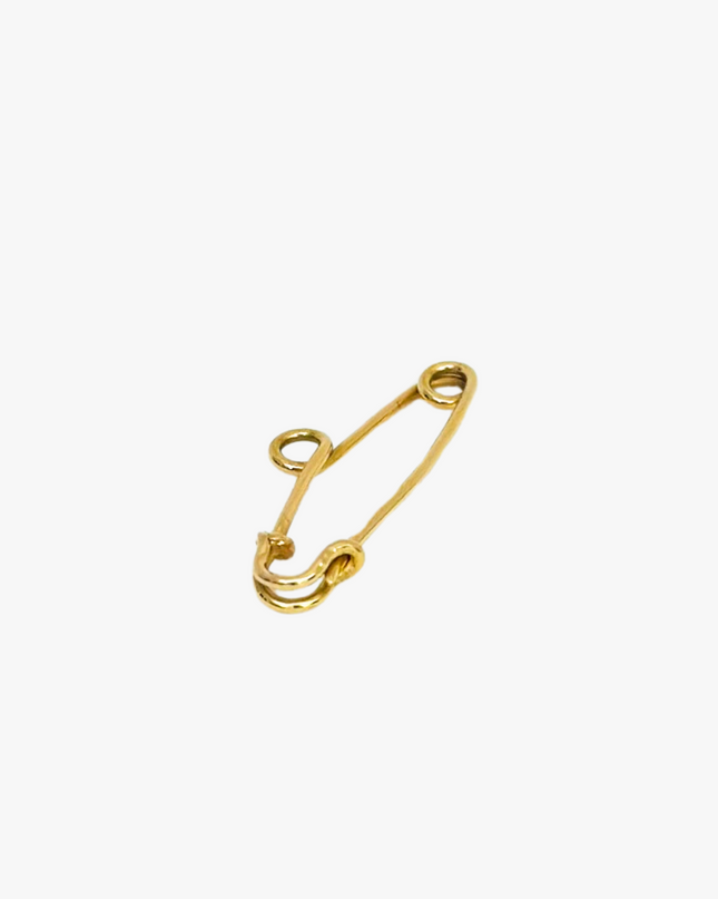 Alfinete Adulto Curvado em Ouro Amarelo 18K
