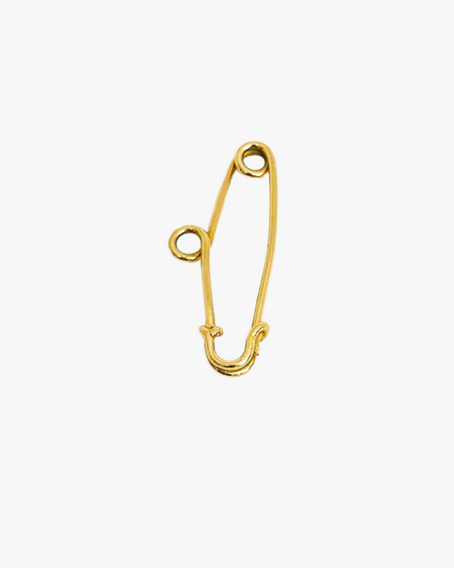 Alfinete Adulto Curvado em Ouro Amarelo 18K
