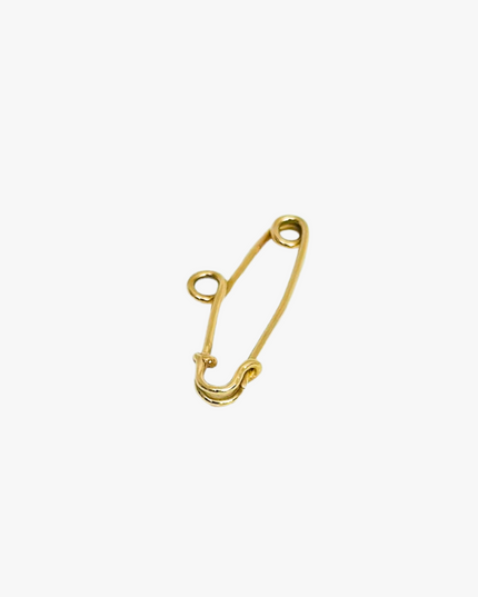 Alfinete Adulto Curvado em Ouro Amarelo 18K