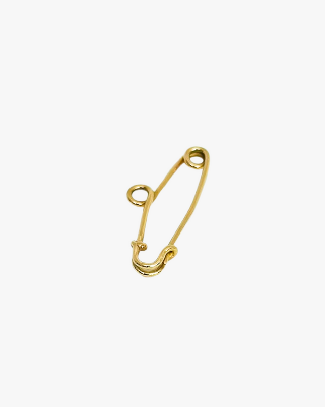 Alfinete Adulto Curvado em Ouro Amarelo 18K