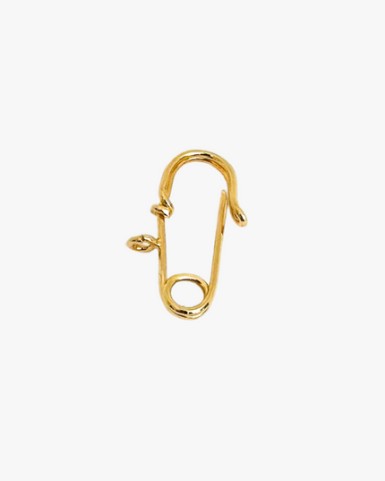 Alfinete Infantil Curvado em Ouro  Amarelo 18K
