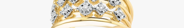 Anel iluminar com Diamantes