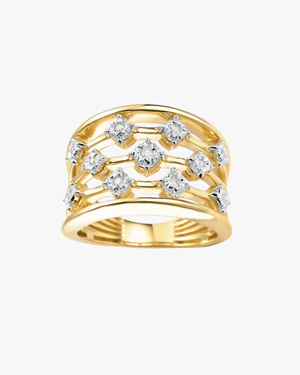 Anel iluminar com Diamantes - FIOS