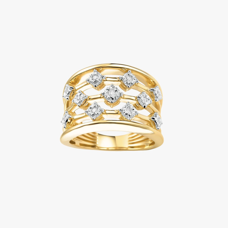 Anel iluminar com Diamantes - FIOS