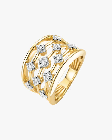 Anel iluminar com Diamantes - FIOS