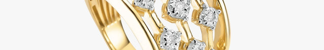 Anel iluminar com Diamantes - FIOS