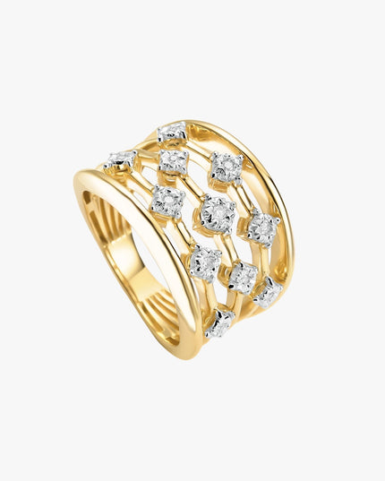 Anel iluminar com Diamantes - FIOS
