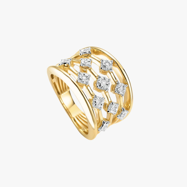 Anel iluminar com Diamantes - FIOS