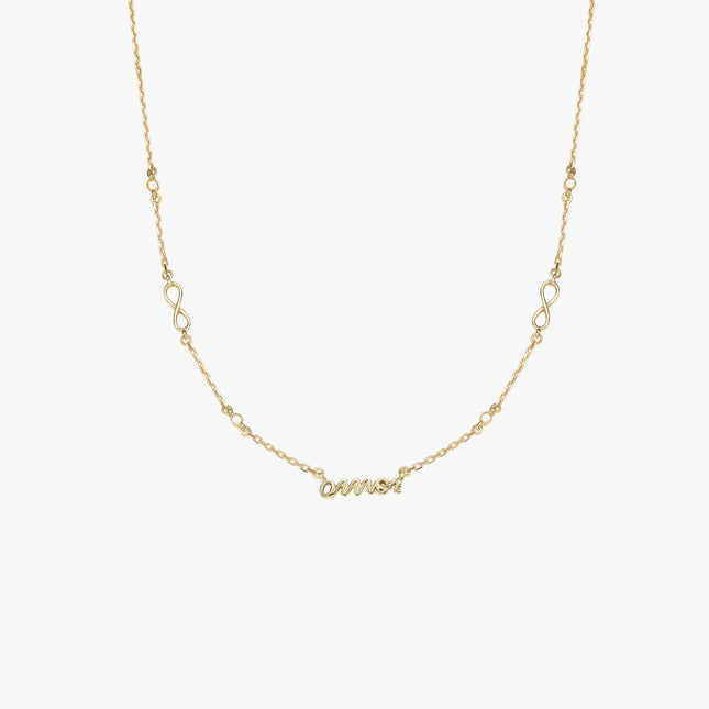 Colar Amor em Ouro Amarelo 18K