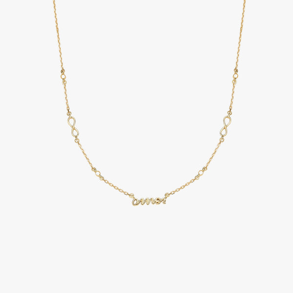 Colar Amor em Ouro Amarelo 18K