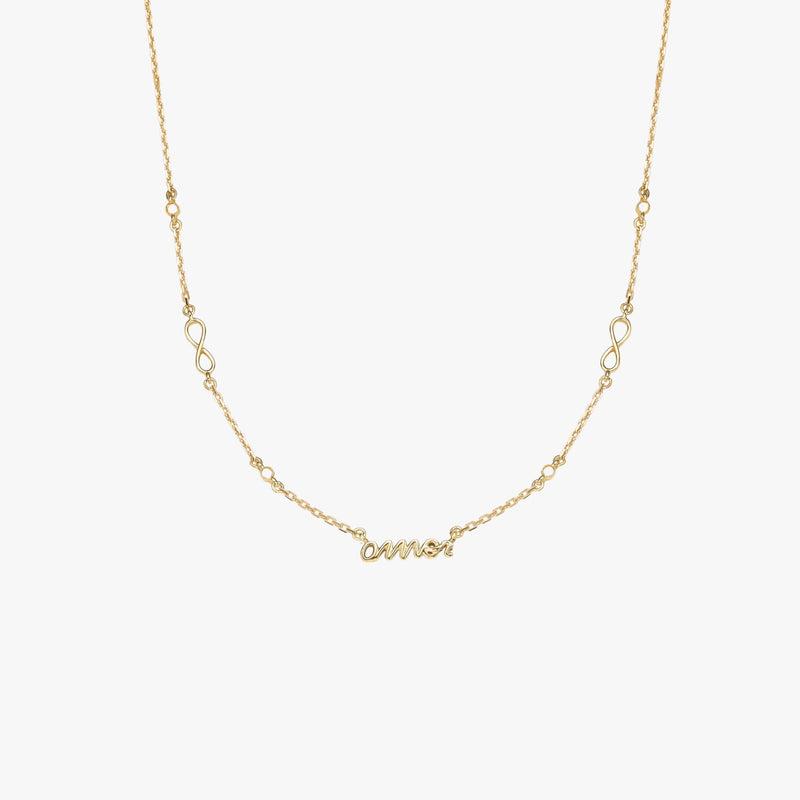 Colar Amor em Ouro Amarelo 18K