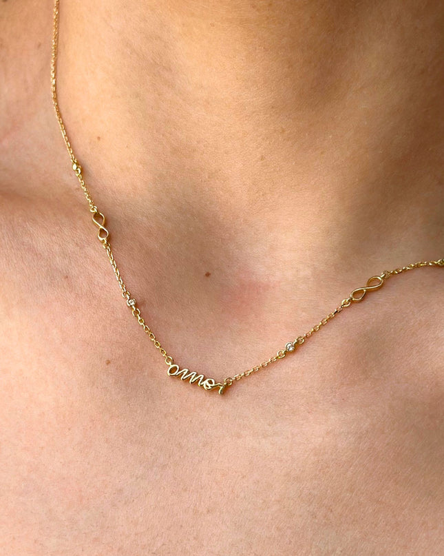 Colar Amor em Ouro Amarelo 18K