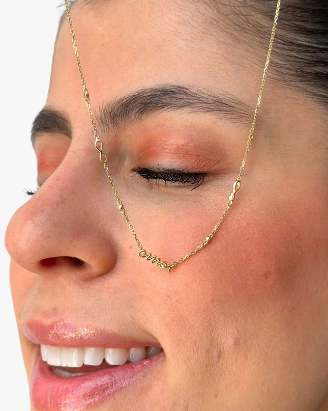 Colar Amor em Ouro Amarelo 18K
