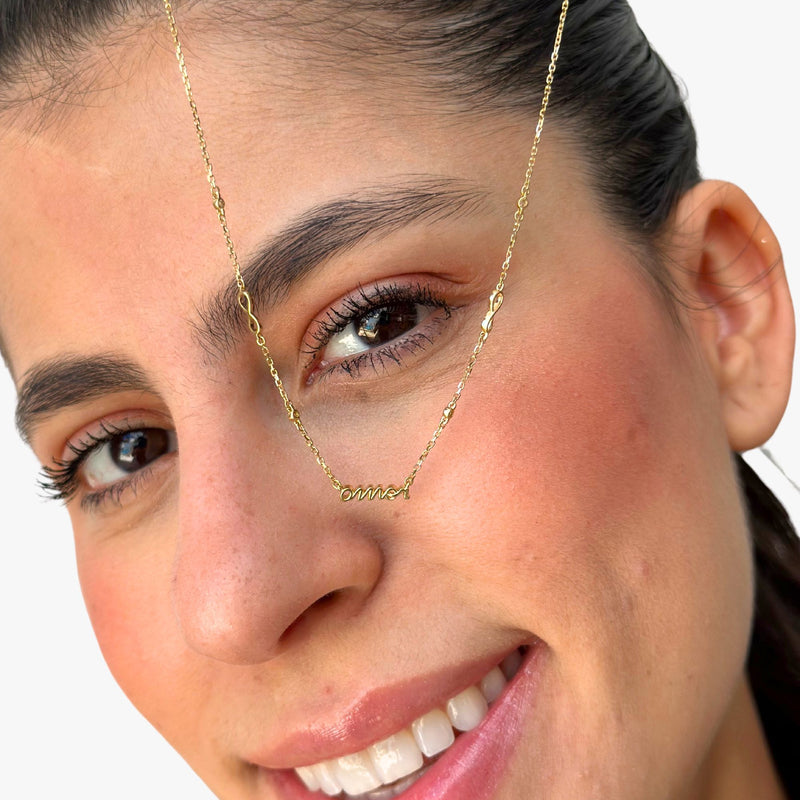 Colar Amor em Ouro Amarelo 18K