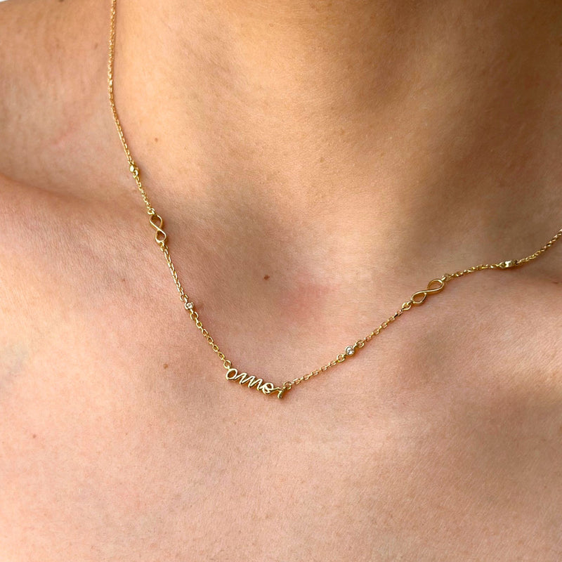 Colar Amor em Ouro Amarelo 18K