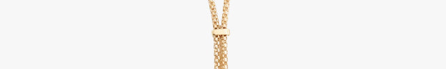 Colar Gravata em Ouro Amarelo 18K
